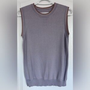 Vintage | 5cm Sleeveless Purple Tank Top Size 2